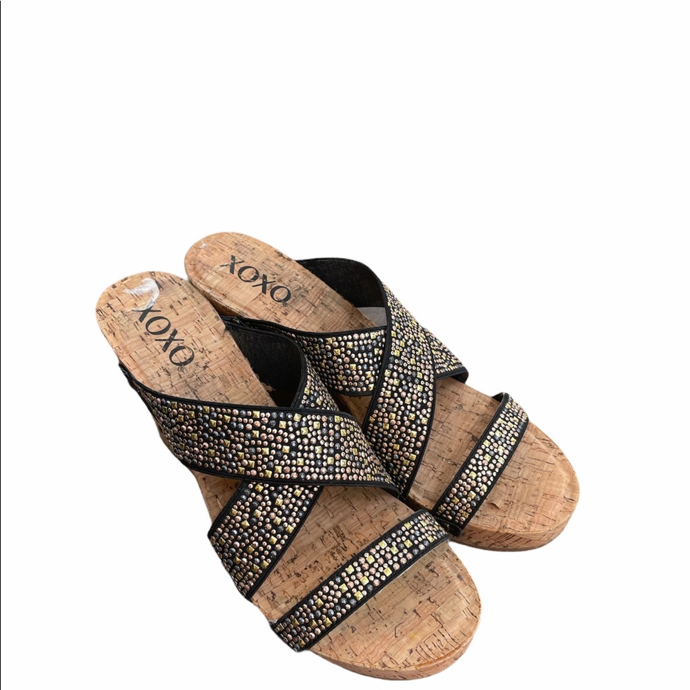XOXO cork wedge in size 10